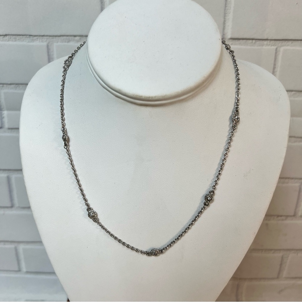 Judith Ripka Elegant Silver Necklace